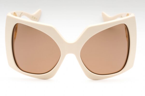 Gucci Brown Wrap Ladies Sunglasses - Image 2