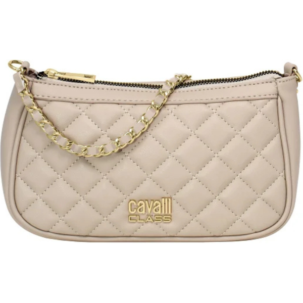 Cavalli Class Beige Marzia Shoulder Bag