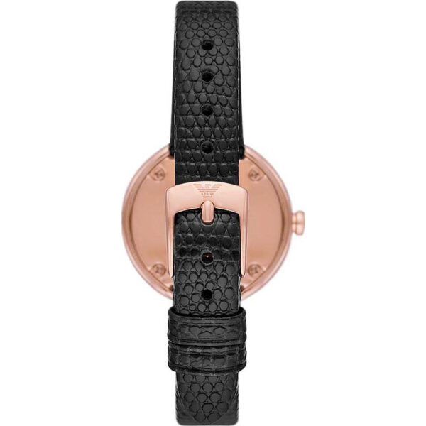 Emporio Armani Women's Crystal Set Black Dial Watches - Image 4