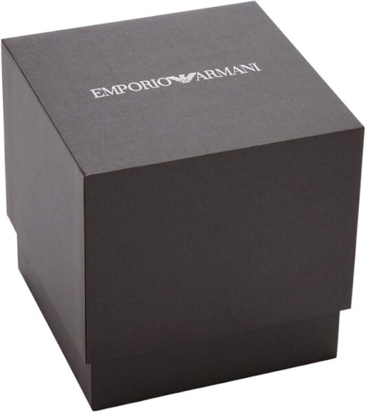 Emporio Armani Women's Crystal Set Black Dial Watches - Image 6