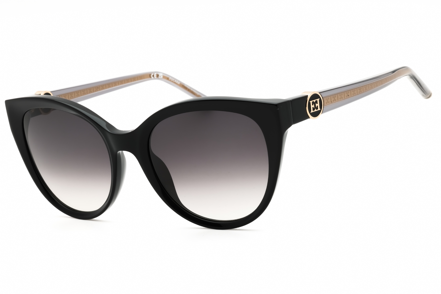 Escada SESD87 Shiny Black Sunglasses | Designer Women’s Eyewear